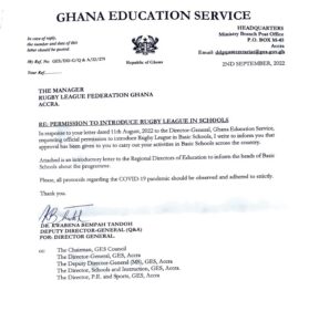 GES LETTER
