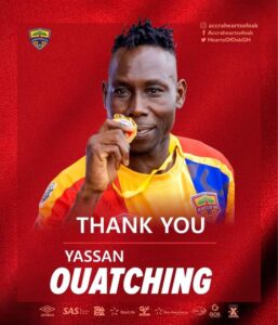 Hearts of Oak SC part ways with Central African Republic striker Yassan Ouatching by mutual termination 2 FB IMG 1688116592369