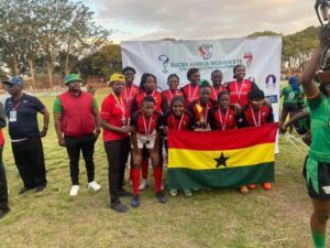 Ghana Rugby Eagles women qualify for the finals stages of qualifying for the Olympics Games in Tunisia 2 FB IMG 1688555679224