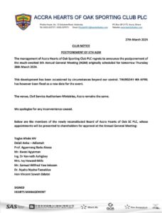 Accra Hearts of Oak SC announce new Board members 2 IMG 20240328 WA0016