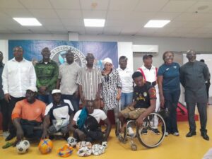 Captain Barron Foundation Donates Brentford FC Kits to Boost Disability Sports in Ghana 2 IMG 20260801 WA0025