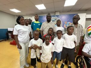 Captain Barron Foundation Donates Brentford FC Kits to Boost Disability Sports in Ghana 3 IMG 20260801 WA0028